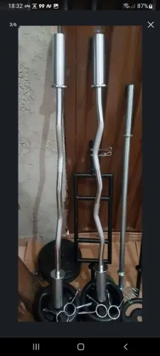 Barra W olímpica nova