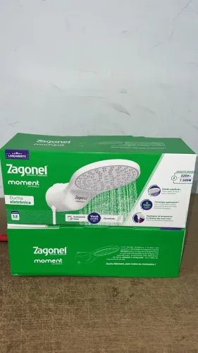 Ducha Eletrônica Moment 220v Zagonel Cor Branco Potência 7500 W