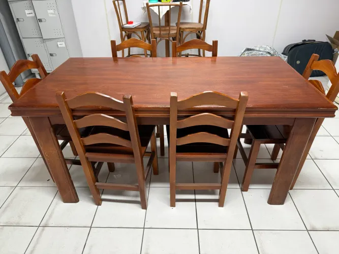 Mesa Refeitório Completa