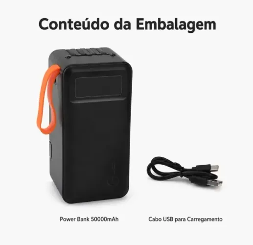 CARREGADOR PORTÁTIL 50.000mAp [LACRADO] ENTREGA GRÁTIS