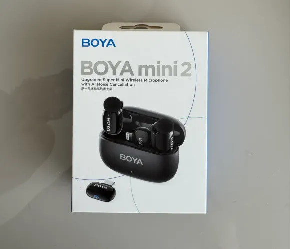 BOYA mini 2 Microfone de Lapela