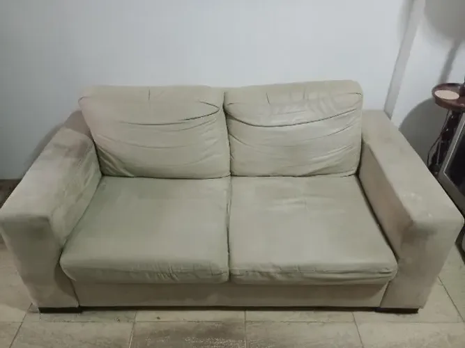 Sofá 2 Lugares Suede Etna