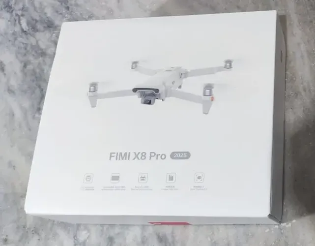 Drone X8 Pro 2025 com N.Fiscal Compl. na Caixa aberta e sem Uso.