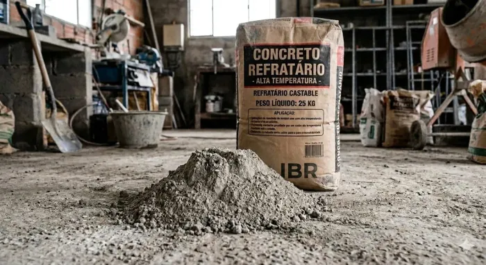 Concreto refratario para altas temperaturas ,valor para 10 quilos