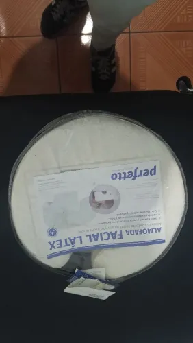 Almofada Facial de Látex Perfetto Novo nunca usado