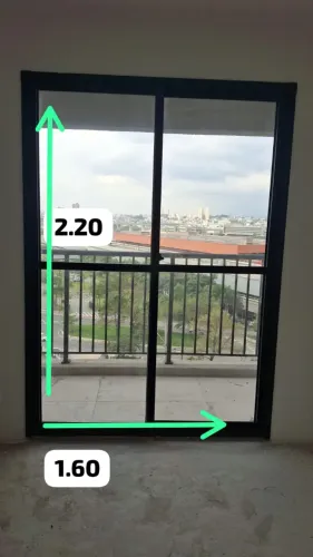 PORTA DE VIDRO 2,20 POR 1,6