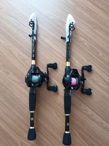 Kit pesca vara e carretilha Valinhos sp