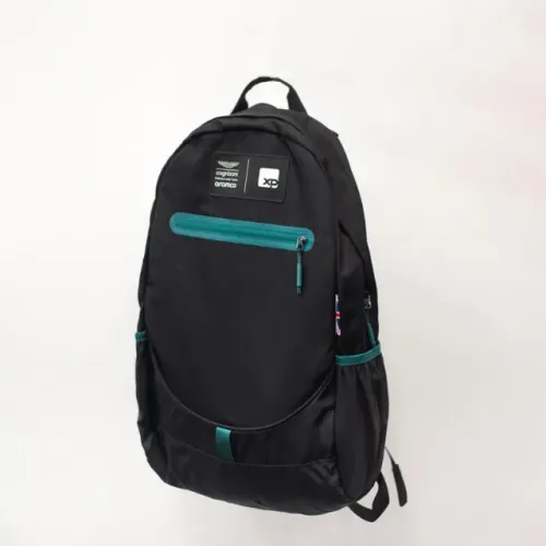 Mochila Aston Martin XP Fórmula 1 Original Exclusivo Coleção Bolsa Preta Oficial Edição Li