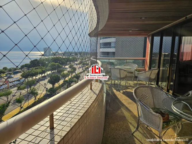 Apartamento na Orla da Ponta Negra 240m² 5 Quartos 4 Suítes Sendo 1 Master com Hidro e Vis
