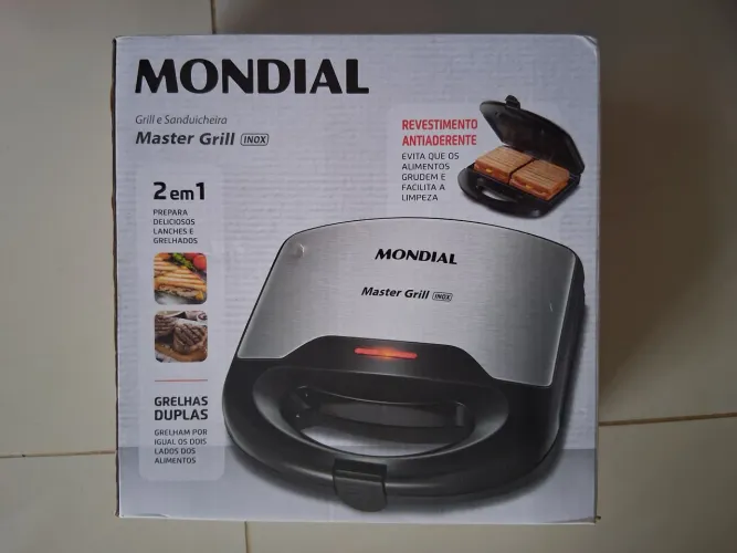 Gill e Sanduicheira Mondial 127v ( NOVO )