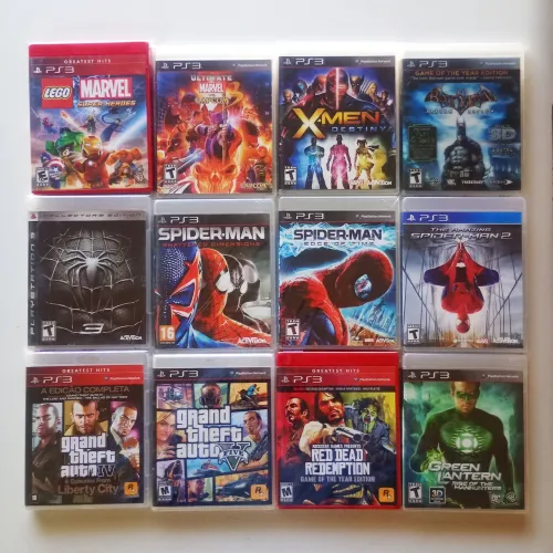Jogos ps3 original - Marvel / Rockstars - FAÇO OLX PAY!