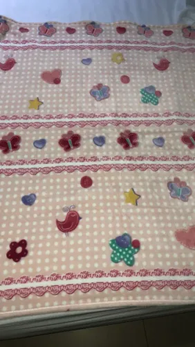 Cobertor infantil estampado 110 x 90 cm 