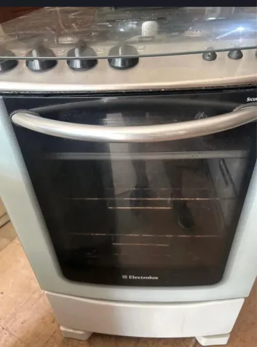 Fogão vidro interno forno quebrado 