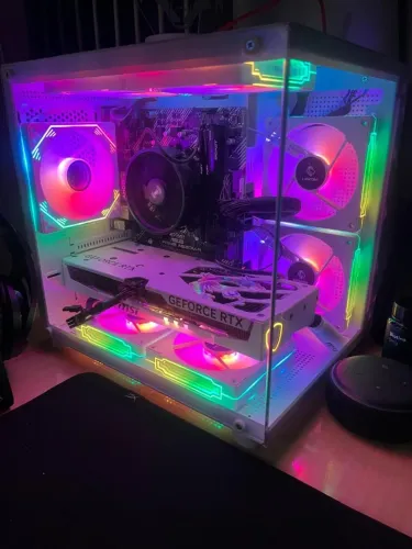 Gabinete Aquário Hayom com 7 fans - 4 meses de uso