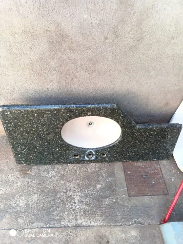 Pia/bancada de granito 1,20x50