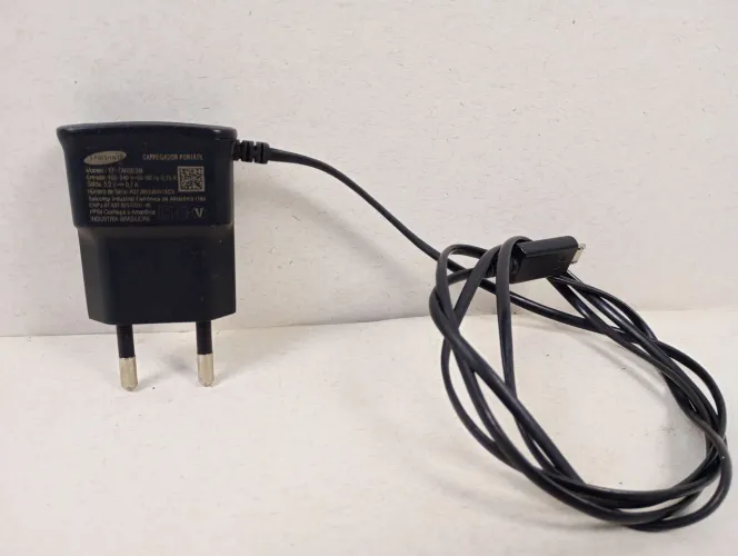 Carregador Original Samsung EP-TA60BBB - Ideal para Celulares Antigos