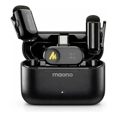 Microfone Lapela Maono Wave T1 Mini Tipo-C