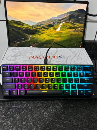Teclado Ajazz NK61 60% NOVO