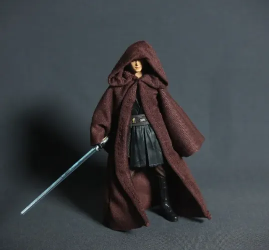 Sh figuarts black series star wars manto jedi com arames