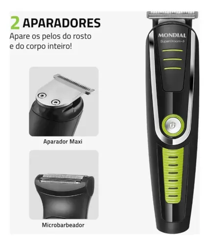 Aparador de Pelos Super Groom 06, Mondial 6W BG-04