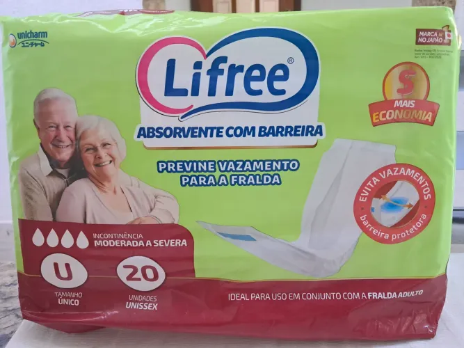 Absorvente com Barreiras Lifree 