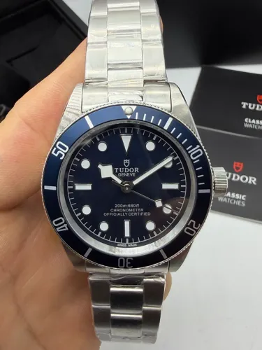 RELOGIO Tudor Black Bay 43mm AUTOMATICO Mostrador Azul LINHA PREMIUM AAA+ 10X SEM JUROS