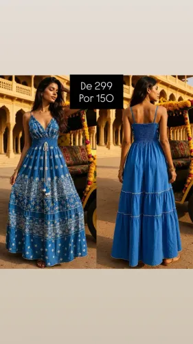 VESTIDOS LONGOS BOHO CHIC