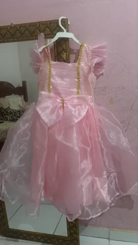 Vestido princesa rosa