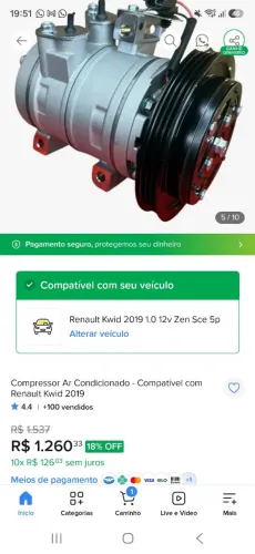 Compressor e mangueira