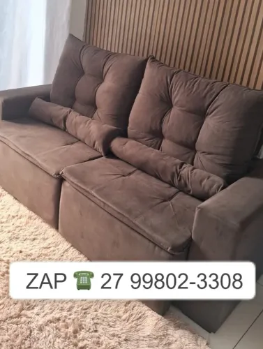 -SOFA RETRATIL DEBORA 2,00MT -FRETE GRATIS