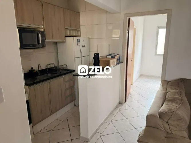 Apartamento mobiliado de 1 quarto para alugar no Centro de Campinas