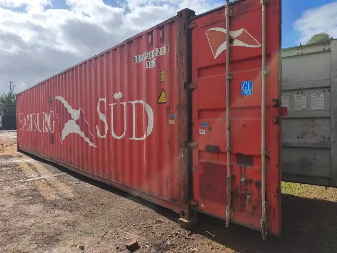 Container 40 pés HC 12 metros