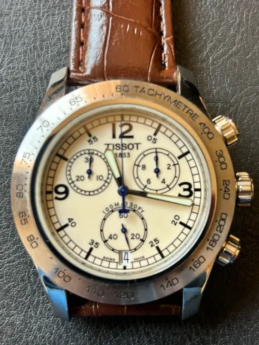 Relógio Tissot V8 Chronograph Suíço Original Full Set
