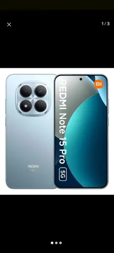 Xiaomi Redmi Note 15 Pro 5G (8 GB RAN 256 GB ROM), Preto, Azul e Titânio...