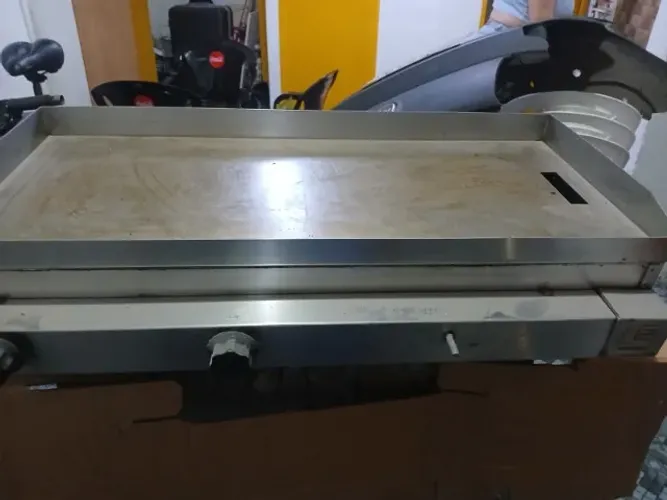 Chapa Industrial a Gás Edanca em Aço Inox