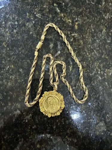 Cordão ouro 18 96 gramas 