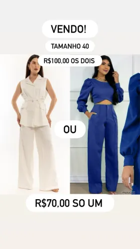 Conjunto alfaiataria social