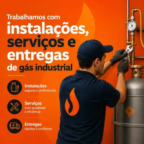 Instalação, Manutenção e Abastecimento de Cilindro de Gás P45