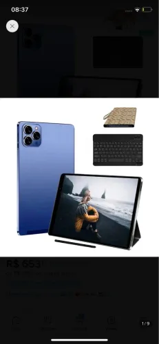 Tablet M15 Pro 10.1 8gb Ram 128gb + caneta + teclado