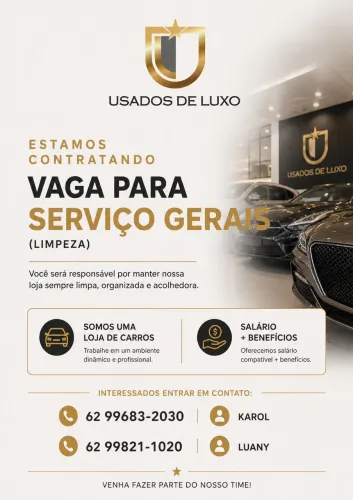 Auxiliar de Serviços Gerais
