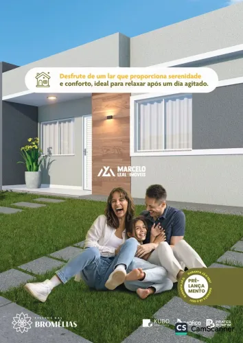 Vendo casa 2 quartos com amplo quintal no Condomínio Vivenda das Bromélias no Ba