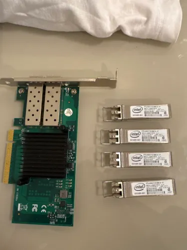 Placa de Rede Intel X520-DA2 10Gb Dual Port + 4x SFP+ Intel | Servidor / Homelab