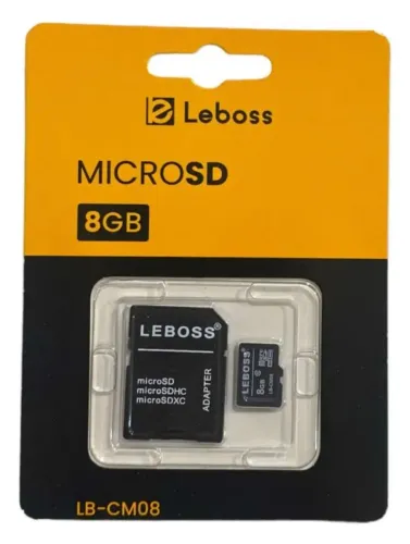 Cartao de memoria 8 Gb Micro sd leboss para camera / celular
