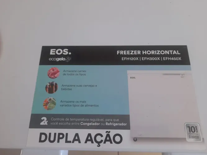 Freezer Dupla ação 398Litros Novíssimo
