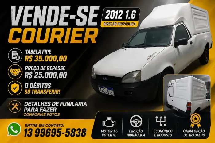 Ford Courier 1.6 L/ 1.6 Flex 2012