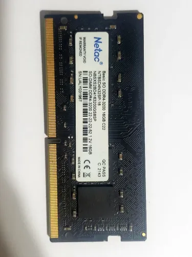 Memória RAM 16GB DDR4 3200MHz Para Notebook Laptop Acer Dell Lenovo Asus- Upgrade Perfeito