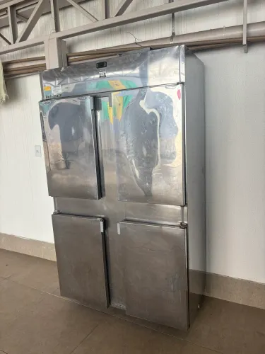 Refrigerador 4 portas inox