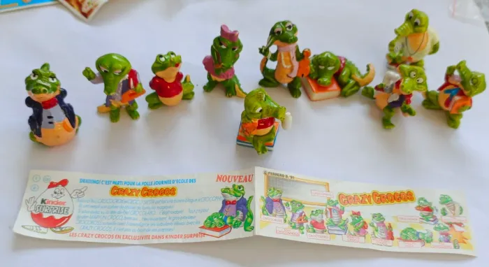 Kinder ovo Coleção completa Crazy Crocos 