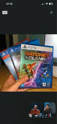 3 Jogos por 150 Reais - GOD OF WAR, DRAGONS DOGMA, RATCHET CLANK