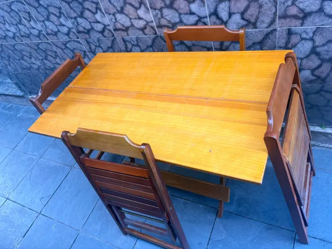 Mesas madeiras dobráveis 
